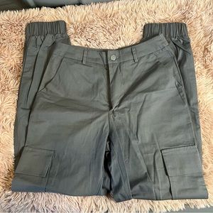 Baggy charcoal gray pants